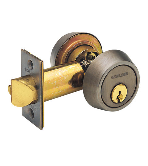 Gate Lock Double Cylinder, Schlage B252PD