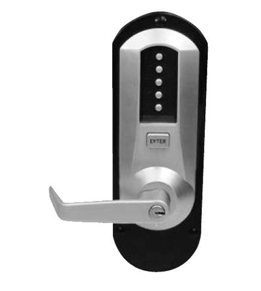 Simplex Keypad Exit Device Trim with Key Override, KABA 5010