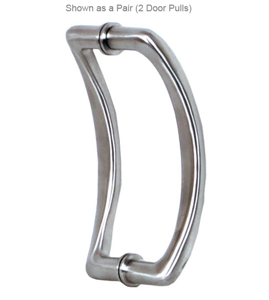 Offset Stainless Steel Door Pull