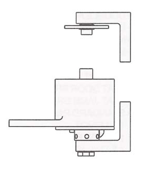 Satin Chrome Mortise Mount Brass Spring Door Pivot Hinge with