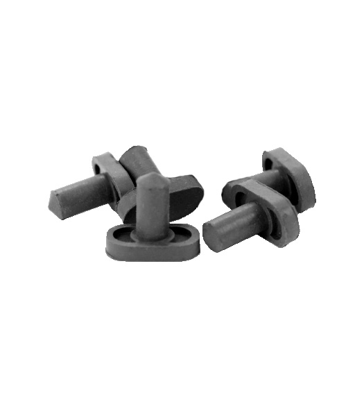 Wood Door Silencer Rubber, 5 Pack, DonJo 1609