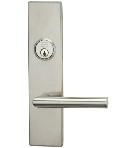 Modern Door Lock Hardware stainless steel loft mortise entryset, omnia 12012 - doorware Modern Door Lock Hardware stainless steel loft mortise entryset, omnia 12012 - doorware