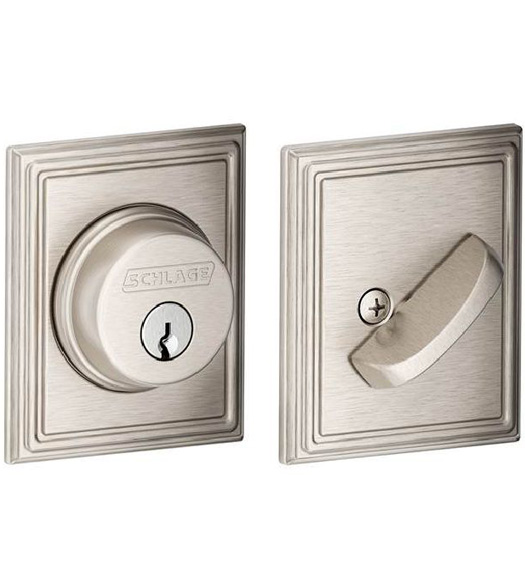 Addison Thick Door Single Cylinder Deadbolt, Schlage B60ADD/61073