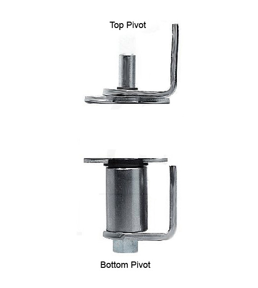 Surface Mount Gravity Pivot Hinge with Hold Open, Bommer 7512H