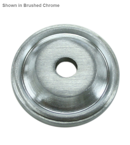 Solid Brass Knob 11/2 Inch Decorative Base Plate Deltana