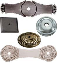 Cabinet Knob and Pull Rosettes