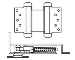 Bommer Double Acting Spring Hinges