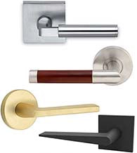 Manivelas modernas para puertas