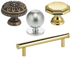 Perillas y tiradores para gabinetes de la colección decorativa Omnia