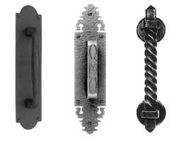 Acorn Door Pulls, Push Plates, and Kick Plates