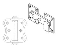 Bommer Lavatory Hardware