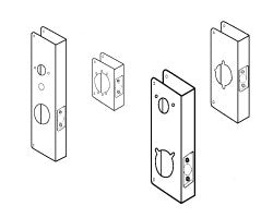 Don-Jo Latch Wrap Around Door Plates