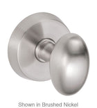 Navajo Egg Knob with Beveled Round Rose Fusion 02-A8
