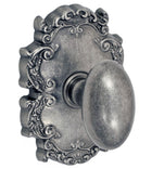 Victorian Brass Egg Knob with Rose, Fusion 02-C8
