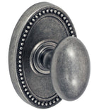 Egg Knob With Oval Beaded Rose, Fusion 02-B7