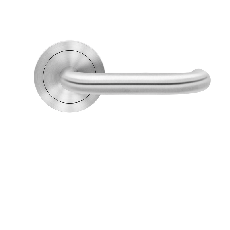 Crete Lever with 3 Piece Round Rose, Karcher Design UER27