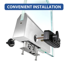 Keyless Herculite Glass Door Bottom Rail Lock, Easilok SK777
