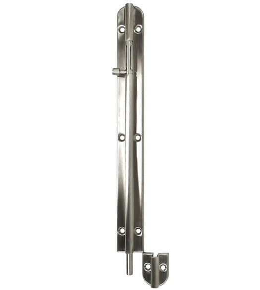 12 Inch Stainless Steel Barrel Bolt, Deltana 12BB32D