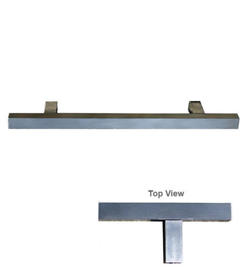 Doorware.com Modern Square Stainless Steel Cabinet Pull, First Impressions SQDP/x-US32D