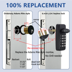 Keyless Keypad Storefront Door Lock, Replacement for Adams Rite with Drilling Free by DIY installation, Easilok SK1850
