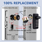 Keyless Storefront Deadlatch - Patented Non-Handed Mechanical Lock, Easilok SK4510