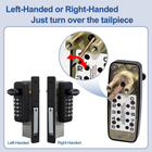 Keyless Keypad Storefront Door Lock, Replacement for Adams Rite with Drilling Free by DIY installation, Easilok SK1850