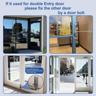 Keyless Keypad Storefront Door Lock, Replacement for Adams Rite with Drilling Free by DIY installation, Easilok SK1850