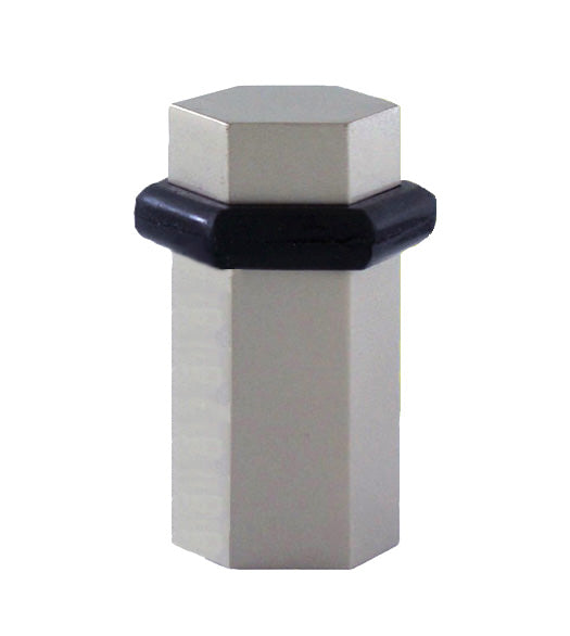 Modern 2 Inch Hexagonal Floor Mount Door Stop, FEI-H-195