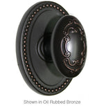 Scroll Egg Knob with Oval Beaded Rose, Fusion 34-B7