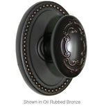 Scroll Egg Knob with Oval Beaded Rose, Fusion 34-B7