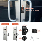Mechanical Storefront Door Lock - Patented Twist-to-Lock Keyless with No key No code- Absolute Owner Control - Drill-Fr, Easilok SM1850