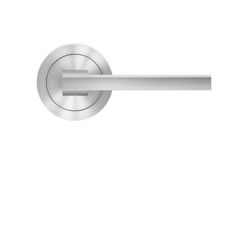 Boston Lever with 3 Piece Round Rose, Karcher Design UER58
