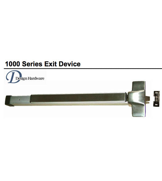 Doorware.com 33-inch Grade 1 Design Hardware 1000 Series Door Exit Devices