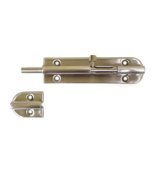 6 Inch Stainless Steel Barrel Bolt, Deltana 6BB32D