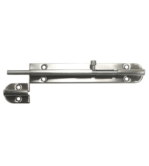 8 Inch Stainless Steel Barrel Bolt, Deltana 8BB32D
