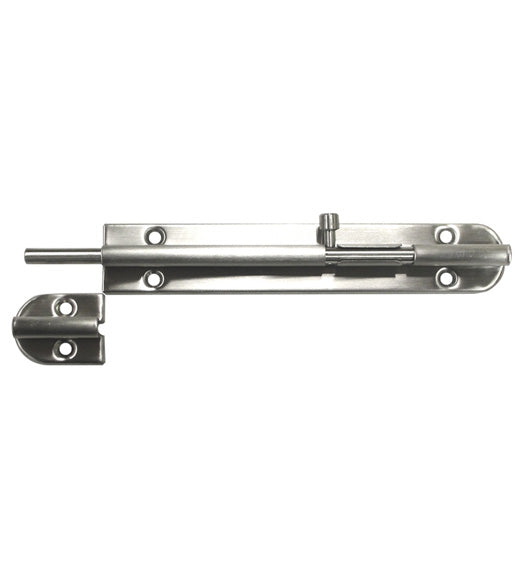 8 Inch Stainless Steel Barrel Bolt, Deltana 8BB32D