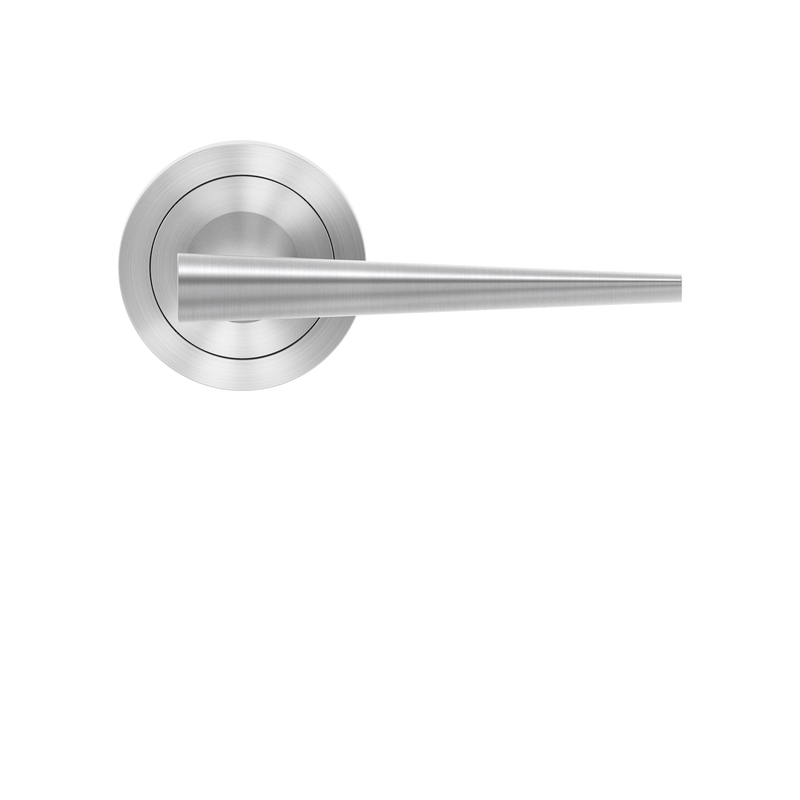 Brooklyn Lever with 3 Piece Round Rose, Karcher Design UER59
