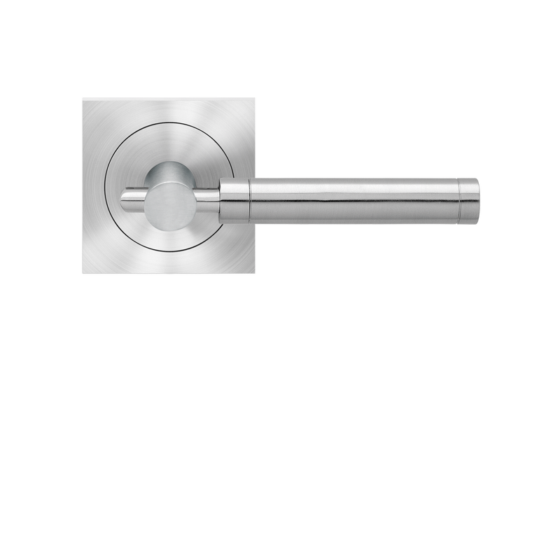 New York Lever with 3 Piece Square Rose, Karcher Design UERQ65