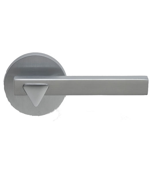 Doorware.com Modern Door Lever With Round Rose, Omnia 916/00