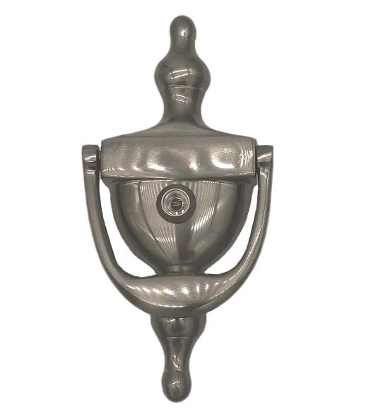 Doorware.com Colonial Door Knocker With Eye Viewer, Brass Accents A02-K5131