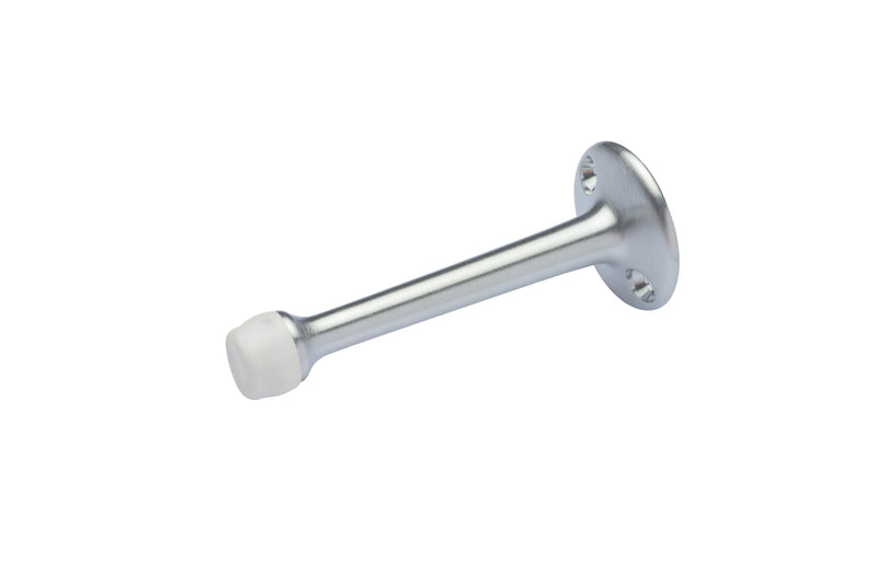 Cast Brass Door Stop with rubber bumper (Pack Quantity 10), Rockwood 518