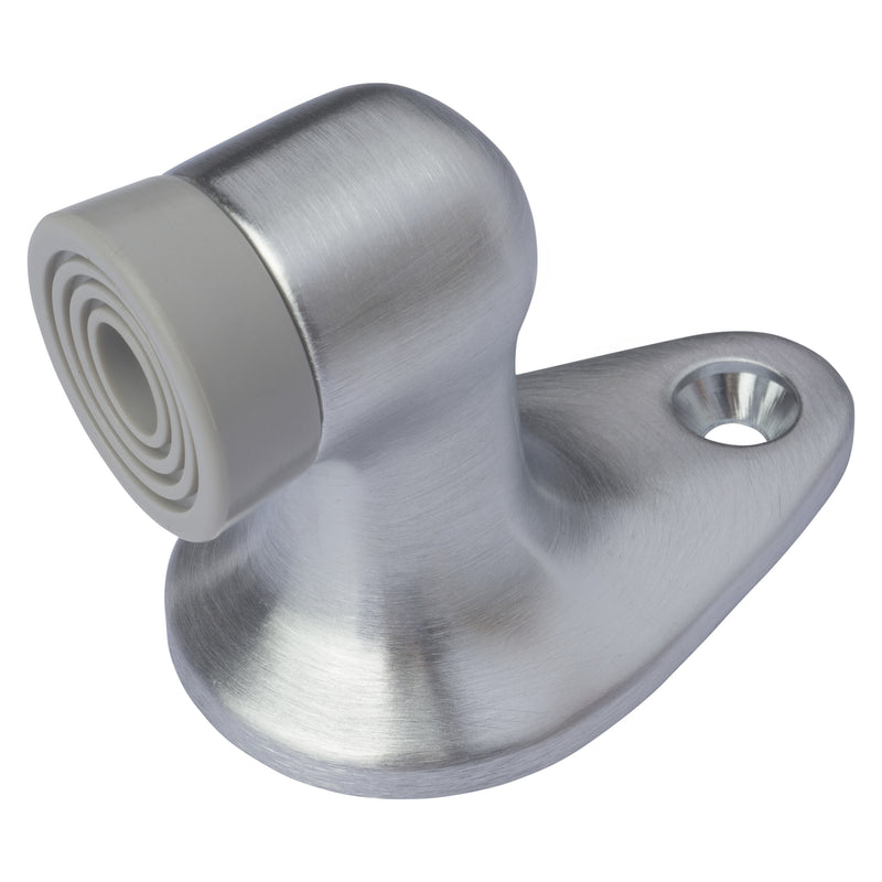 Heavy Duty Floor Mounted Door Stop with rubber bumper, Rockwood 482