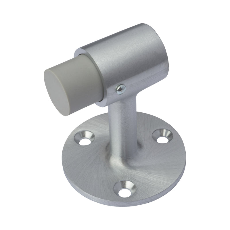 Floor Mounted Door Stop with Rubber Bumper, Rockwood 470, 471