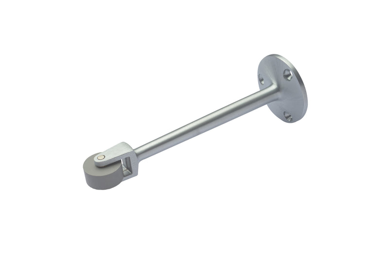 Long Straight Roller Stop with Rubber Bumper (Pack Quantity 10), Rockwood 456L