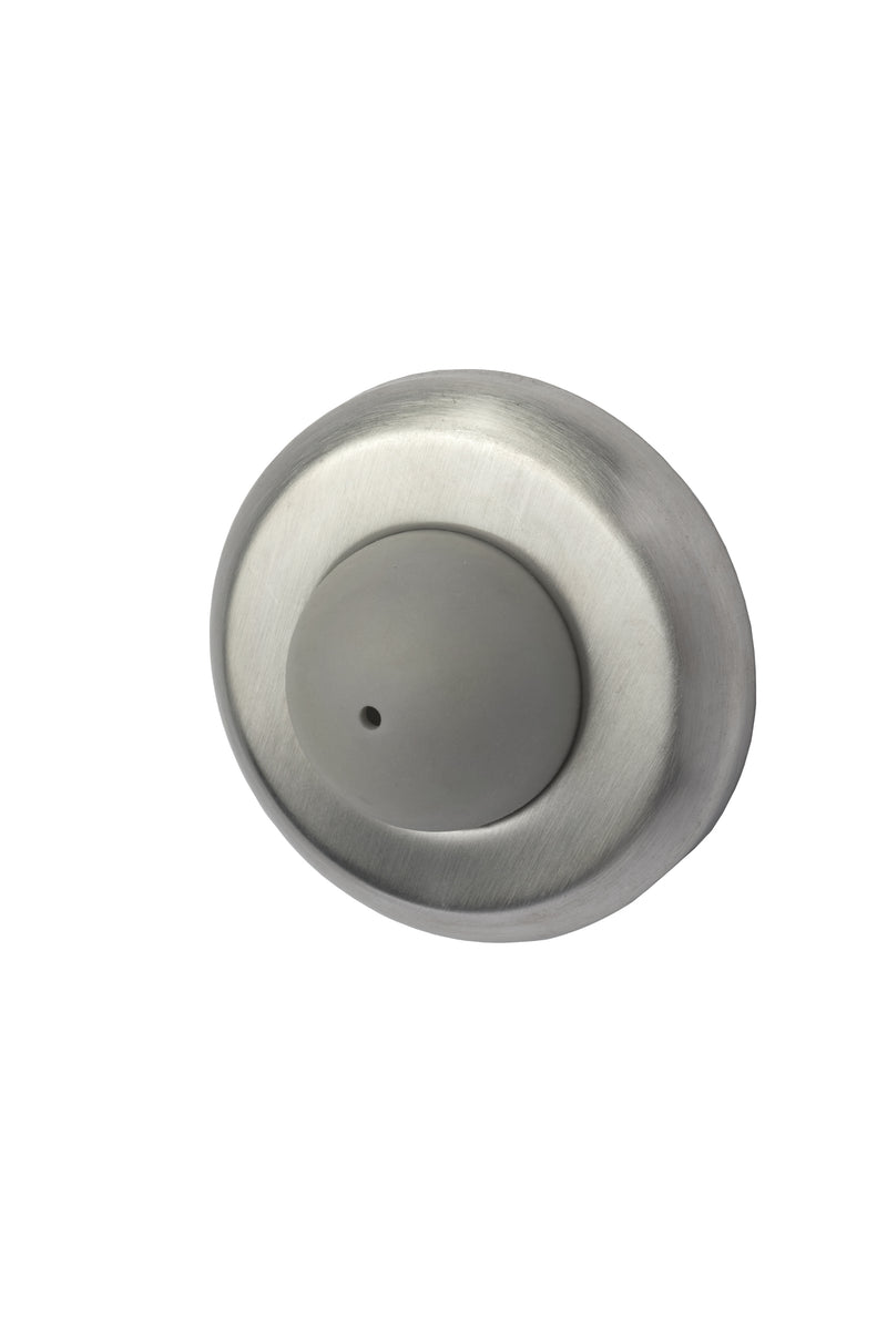 Wrought Wall Stop with Rubber Bumper (Pack Quantity 10), Rockwood 406