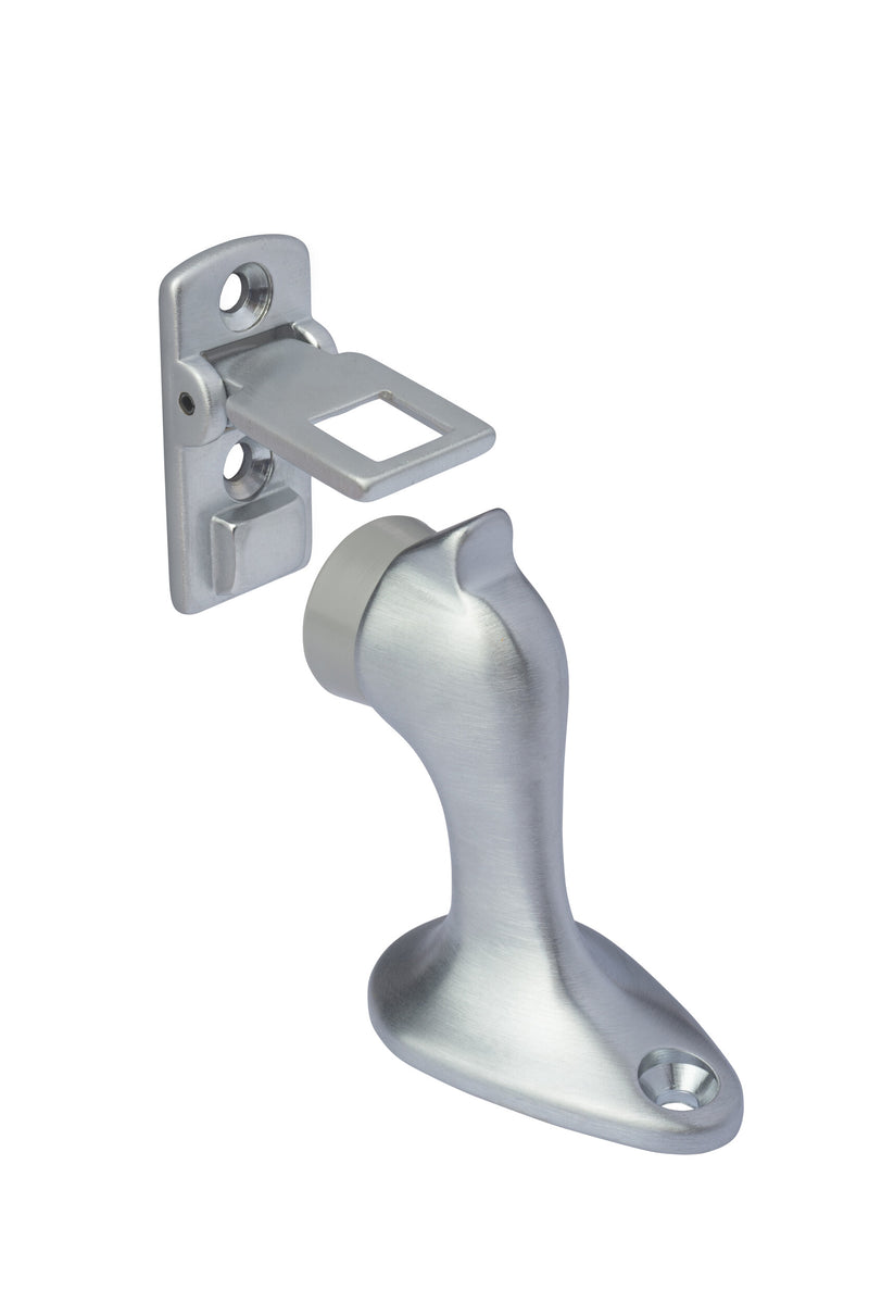 Heavy Duty Floor Mounted Door Stop with keeper (Pack Quantity 10), Rockwood 485