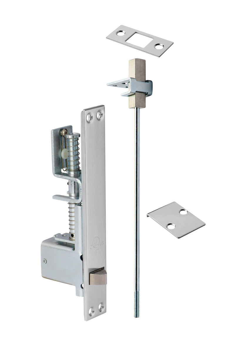 Automatic Flush Bolt (Top Bolt Only) for Fire Rated Metal Doors, Rockwood 2840