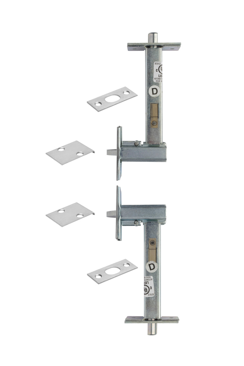Automatic Flush Bolt Set for Fire Rated Wood Core & Composite Doors, Rockwood 2962