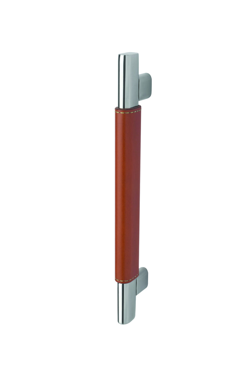 Leather Flat Oval Door Pull, Rockwood RM6240