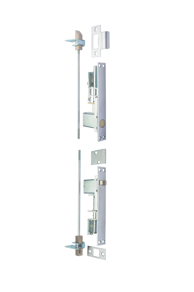 Combination Flush Bolt Set for Fire Rated Metal Doors, Rockwood 2845